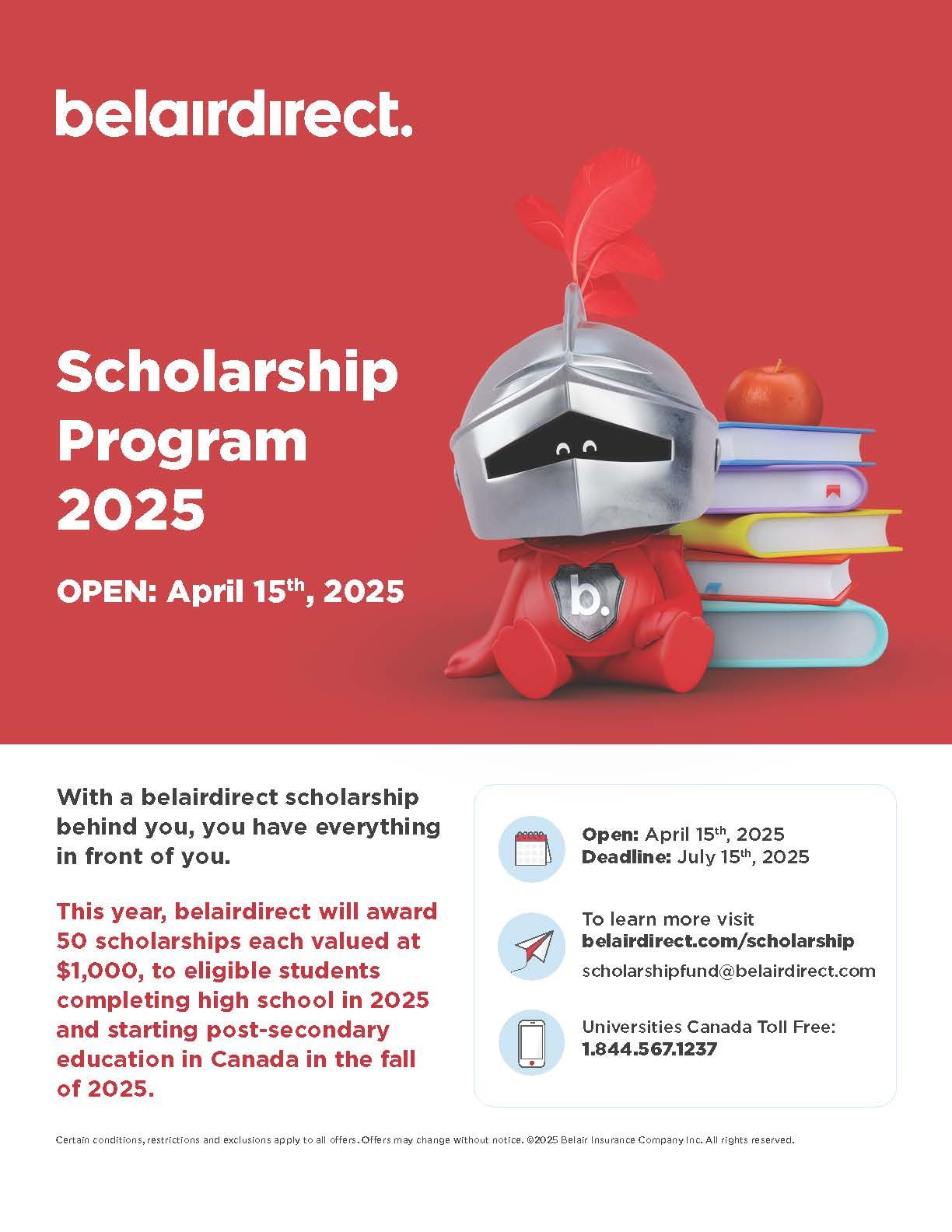 Belair Direct Scholarship Program